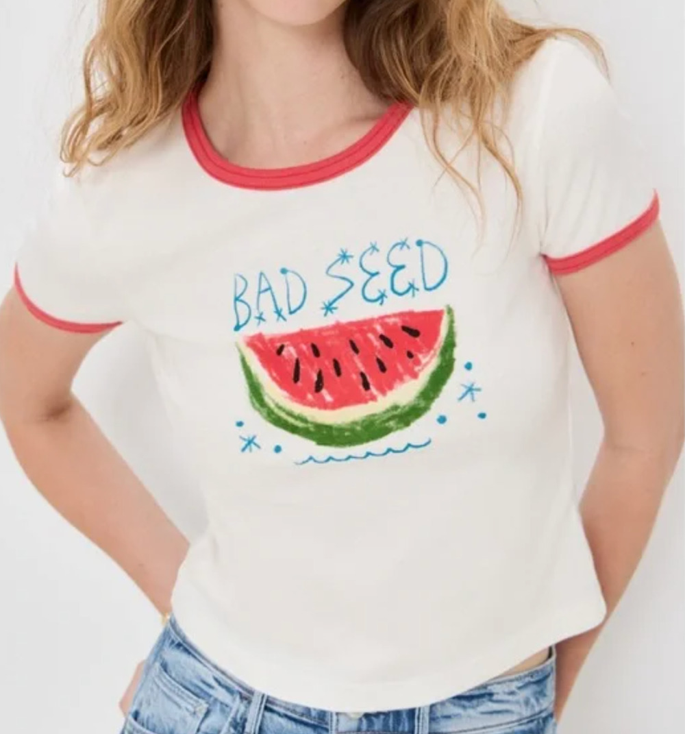 Mother Watermelon "Bad Seed" T-Shirt Size S NWT